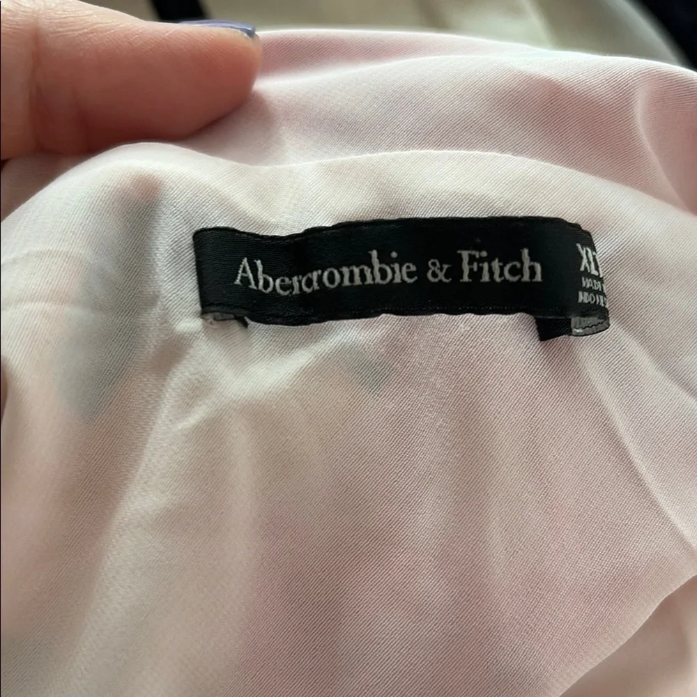 Abercrombie Floral Watercolor Cowl Neck Maxi Dress